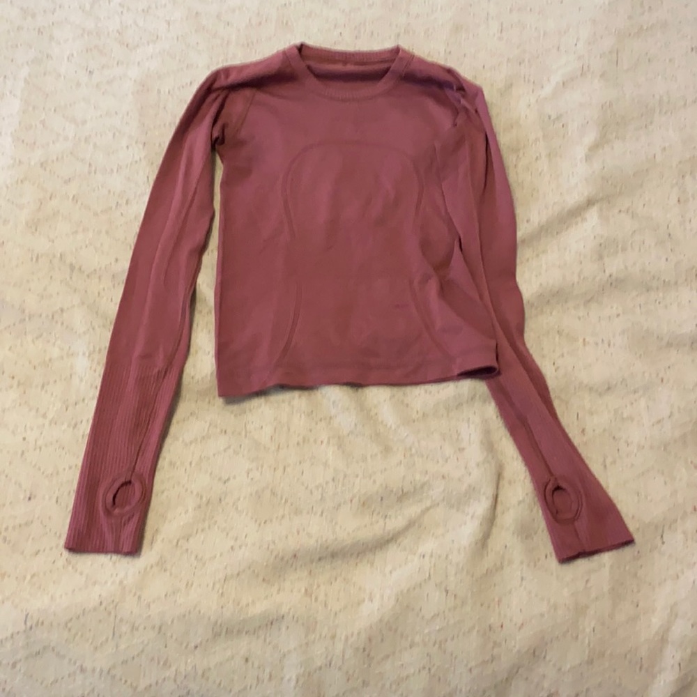 Lululemon Swiftly crop long sleeve